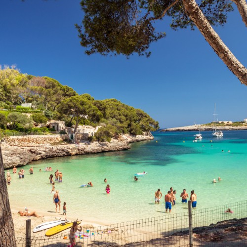 Cala d'Or strandje met baai