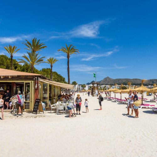 Chrinquito op het strand van Alcudia